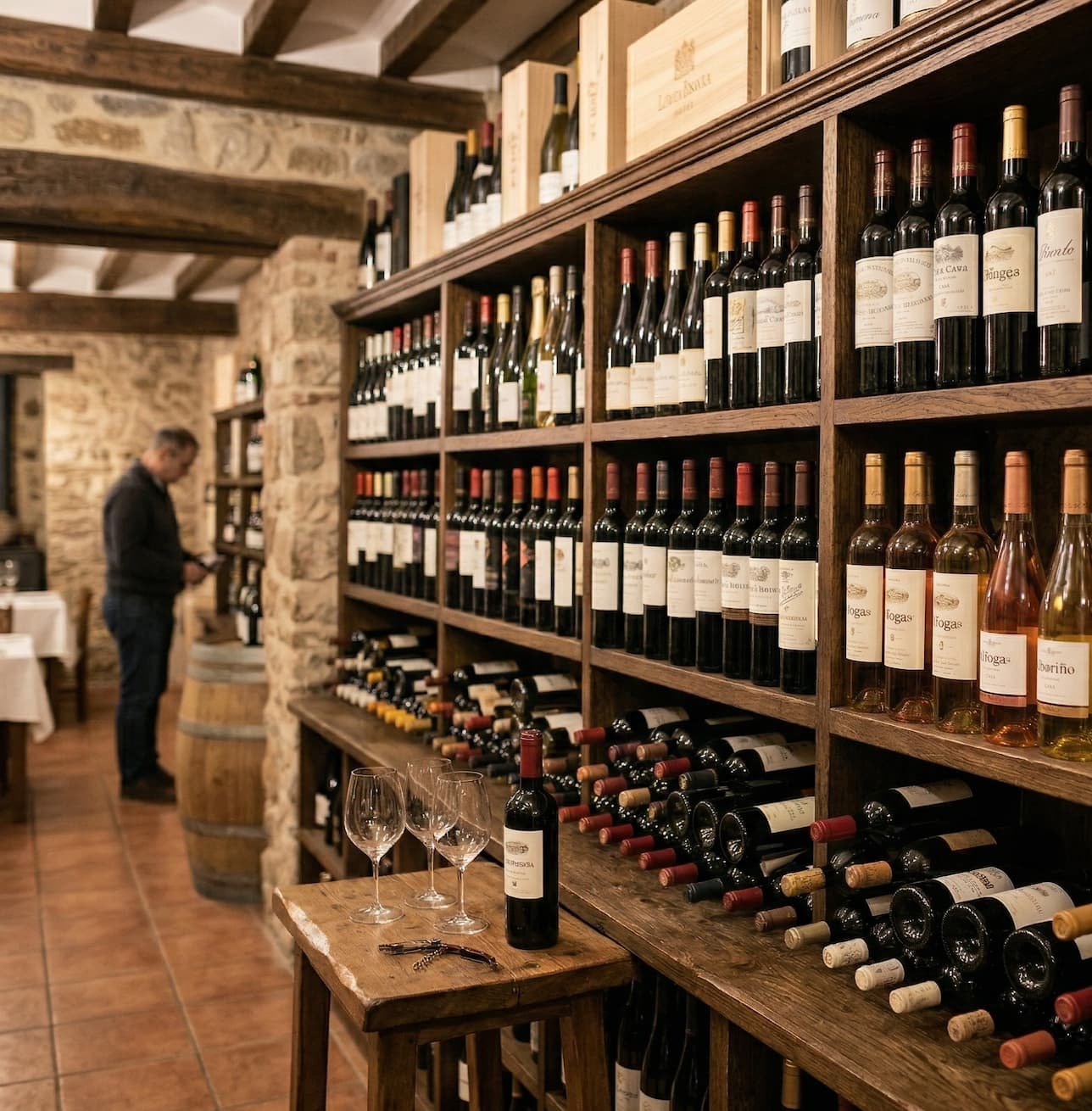Carta de vinos seleccionada